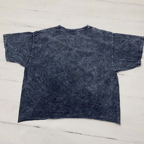 Just 'Cause World Tour Wild Beauty Acid Wash Graphic Band T-Shirt Size Large - Picture 5 of 13